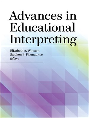 cover image of Advances in Educational Interpreting